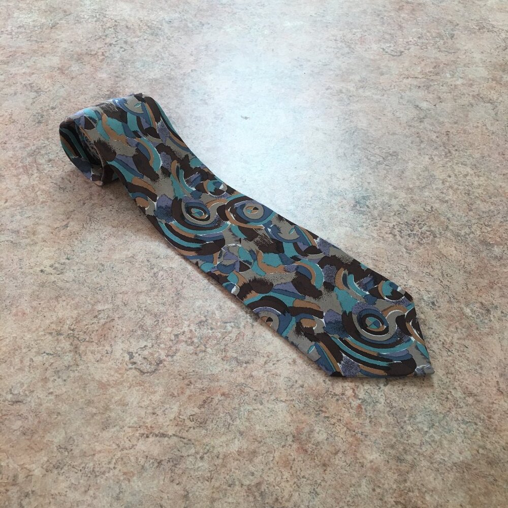 Christian Dior silk paisley tie